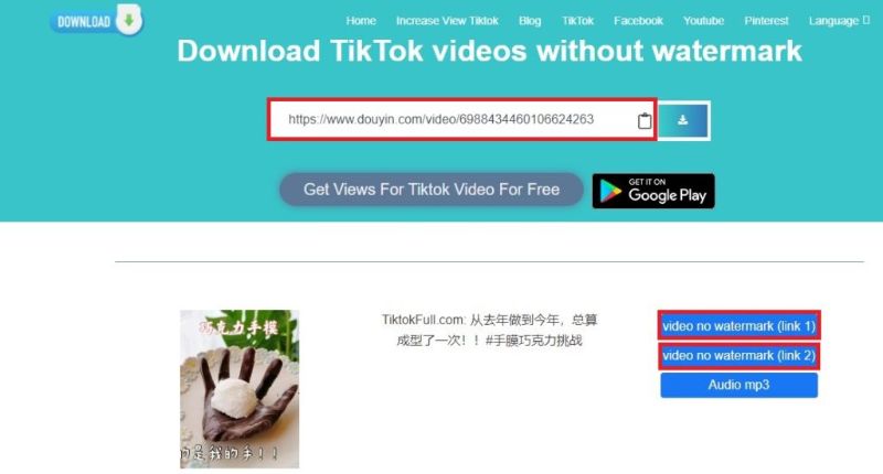 tải video TikTok về điện thoại