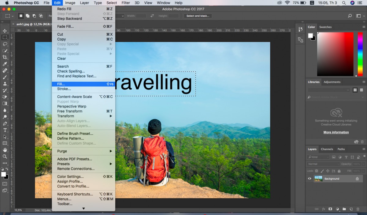 Cách xóa chữ trong Photoshop và những lưu ý